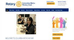 Desktop Screenshot of columbiametrorotary.org